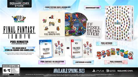 Final Fantasy I-VI Pixel Remaster launching for Switch in Spring 2023 ...