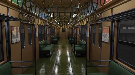 Tobu Railway Series 8000 Low Poly 3D Model by Agungkuncoro