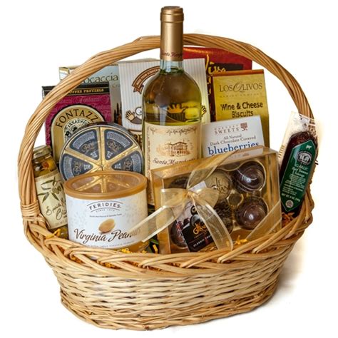 Deluxe Wine and Chocolate Gift Basket