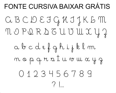 Fonte Letra Cursiva para baixar grátis - Super Dica | Ideia Criativa ...