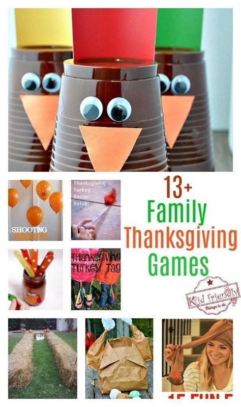 37 of the Best Thanksgiving Games for the Whole Family | Thanksgiving games for kids, Fun ...