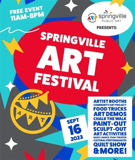 Springville City’s Third Annual Art Festival Celebrates Creativity ...