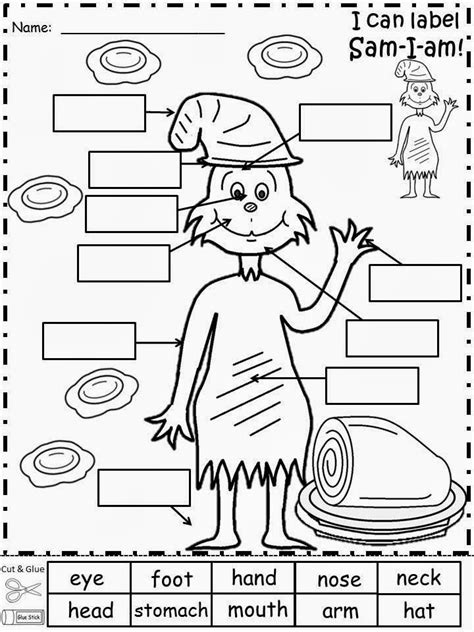 Dr Seuss Worksheets Printables