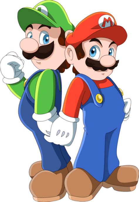 Mario and Luigi by TheLeoNamedGeo on DeviantArt