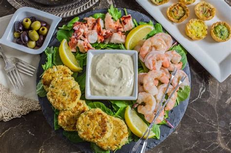 Seafood Platter with Homemade Mustard Sauce Recipe - Tasty Ever After