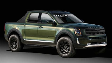 Kia Telluride pickup truck rendering | Kia Telluride Forum