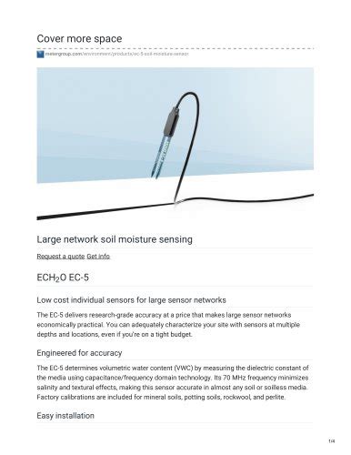 AquaLab LITE - Meter Group - PDF Catalogs | Technical Documentation | Brochure