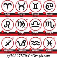 900+ Zodiac Signs Clip Art | Royalty Free - GoGraph