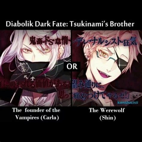 Tsukinami Brothers | Diabolik lovers, Japanese anime, Diabolik