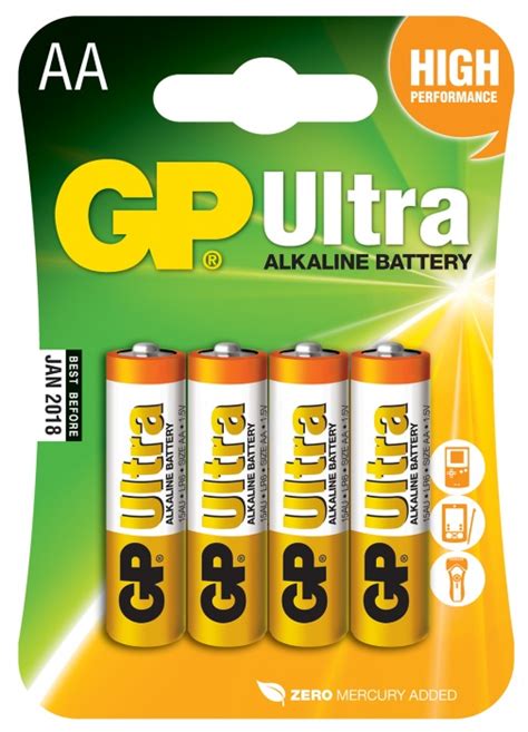 GP AA Ultra Alkaline Batteries