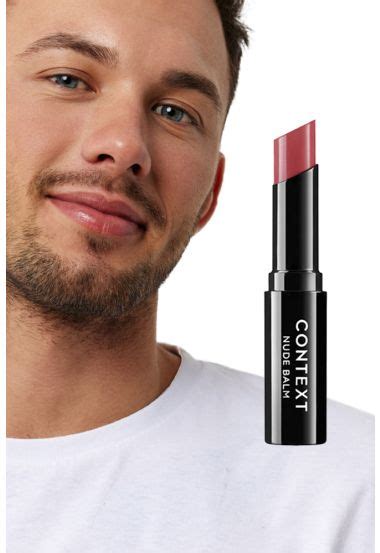 Pink Tinted Lip Balm Men - Back for More Context Lip Balm