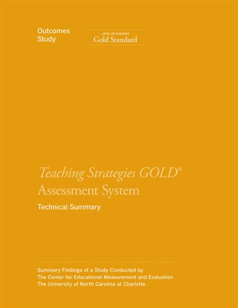 Teaching Strategies GOLD® Assessment System