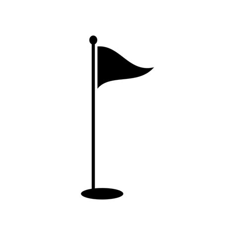 Golf Hole Flag Clip Art