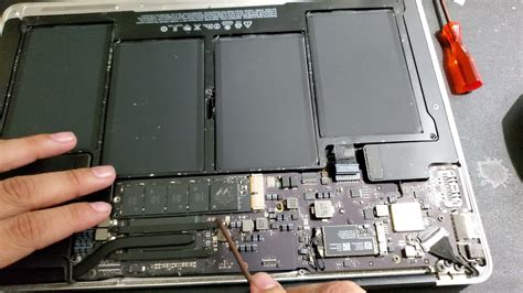 Early 2014 MacBook Air SSD upgrade - YouTube