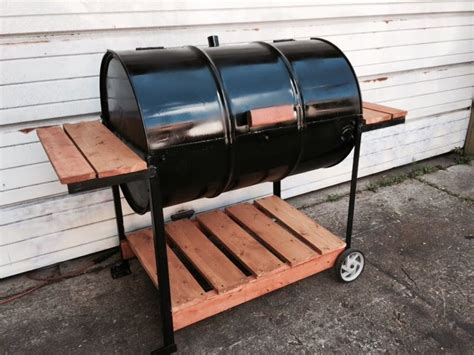 55 gallon barrel BBQ Grill custom-made By Tytanic Grills for Sale in Detroit, MI - OfferUp