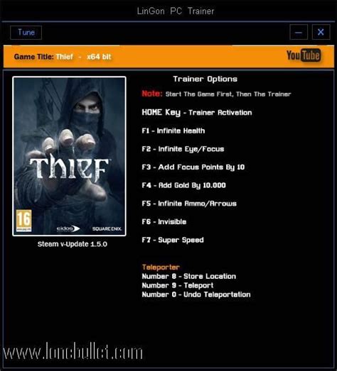 Download Thief 2014 V1.5 Trainer for Thief (2014) at breakneck speeds with resume support ...