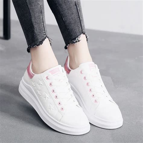 Women Sneakers 2019 Fashion New Designer White Shoes Women Chunky ...