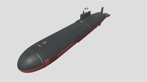 Typhoon-Class Submarine - 3D model by DFL81 [e466aa6] - Sketchfab