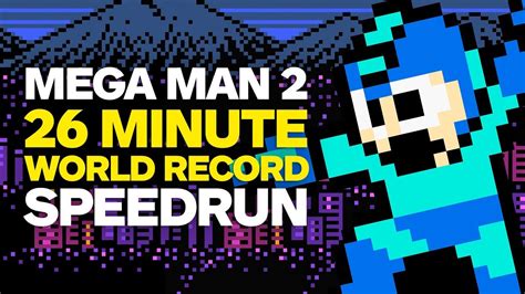 Mega Man 2 World Record Speedrun in 26 Minutes - YouTube