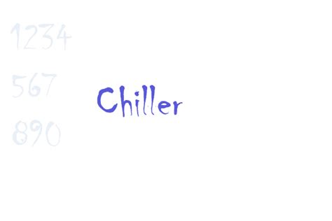 Chiller - Font Free Download