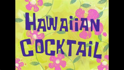 Hawaiian Cocktail by Izennomeserv Sound Effect - Meme Button - Tuna