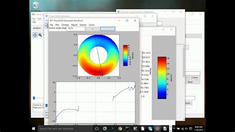 InterFringe: video interferogram analysis example - YouTube