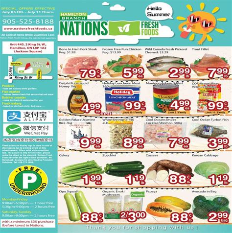 Nations Fresh Foods (Hamilton) Flyer July 5 to 11