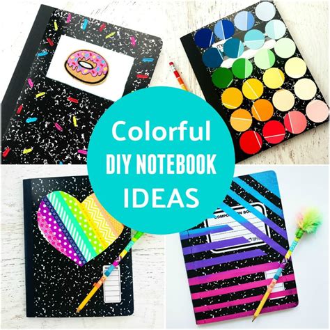 DIY Notebook Ideas - Back to School Supplies