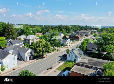 An aerial view of downtown Ancaster, Ontario, Canada Stock Photo - Alamy