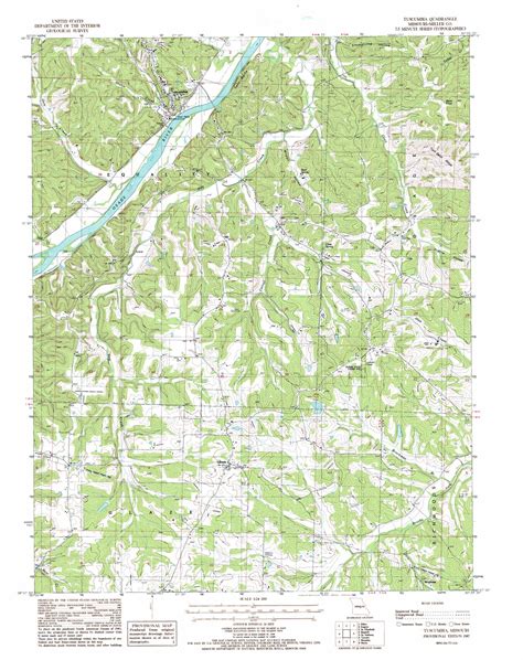 Tuscumbia topographic map, MO - USGS Topo Quad 38092b4