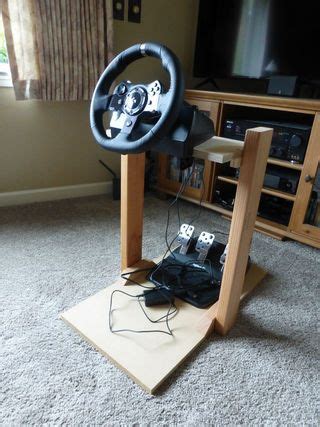 Racing Wheel Stand | Racing wheel, Video game room design, Game room