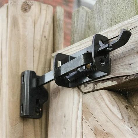 Heavy Duty Security Wood Fence Thumb Gate Latch With Handle - Buy Security Latch,Wooden Fence ...