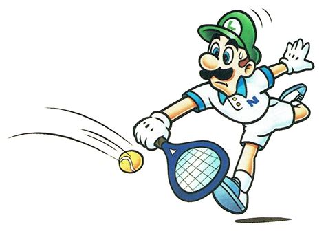 File:Luigi's Tennis.jpg - Super Mario Wiki, the Mario encyclopedia