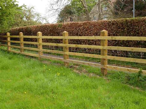 3 Rail Wood Fence Post • Fence Ideas Site