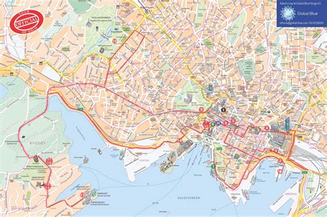 Oslo Map | Tourist map of Oslo