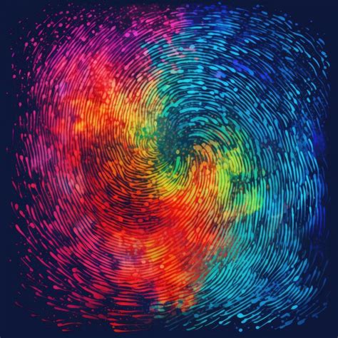 Premium Photo | Beautiful abstract multi colored fingerprint on background texture for design