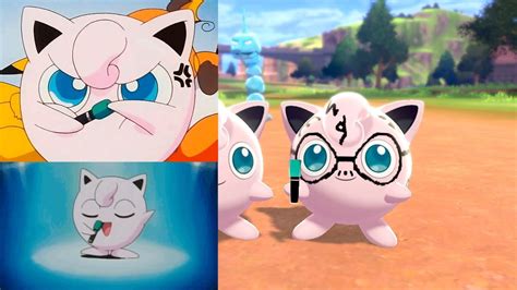 Jigglypuff with microphone (anime) in Pokémon Sword ⚔️ Shield 🛡️ (MOD) - YouTube