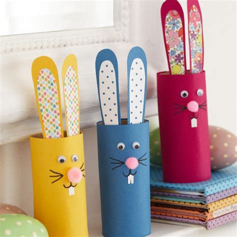 Bunny Rabbit Toilet Roll Crafts For Kids