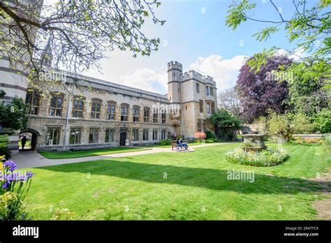 The Fellows' Garden at Balliol College, Oxford University UK Stock ...