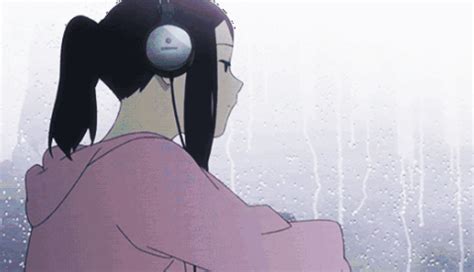 headphones anime girl gif | WiffleGif