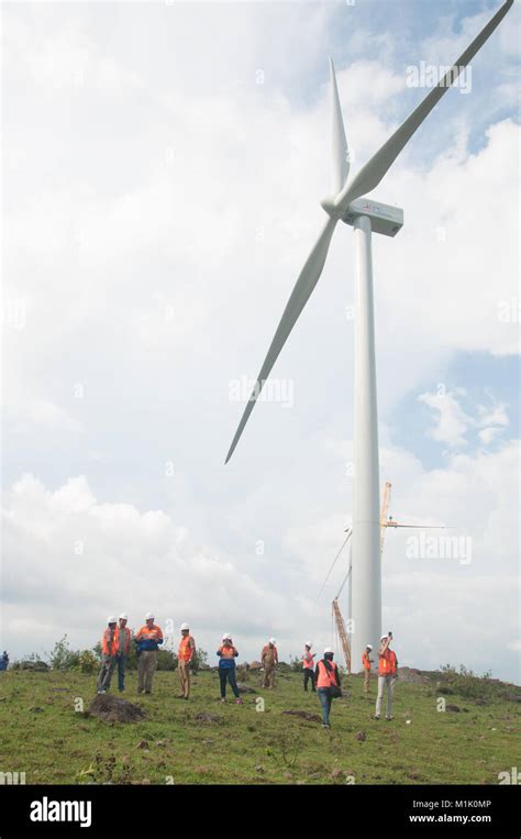 SIDENRENG RAPPANG, INDONESIA. Sidrap Wind Farm, the first utility scale wind farm in Indonesia ...