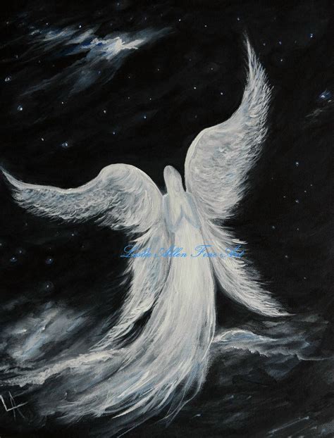 ANGEL ART Angels Art Print Religious Guardian Angelic Heavenly