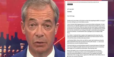 BBC's apology to Nigel Farage in full - read the whole letter sent to ...