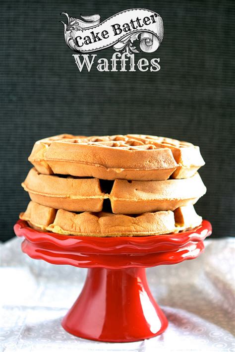 Cake Batter Waffles Recipe 2 | Just A Pinch Recipes