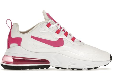 Nike Air Max 270 React White Fire Pink (Women's) - CJ0619-100 - US