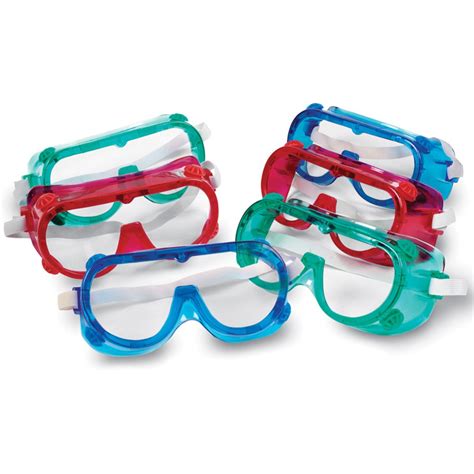 Children's Colorful Safety Goggles - Set of 6