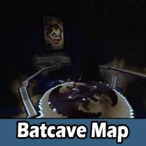 Batcave Map for Minecraft PE - MC-PE.ORG