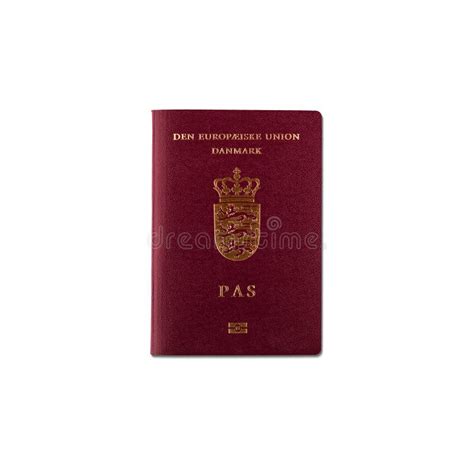 Danish Passport. Biometric Passport. International Id for Danish Citizen Stock Photo - Image of ...