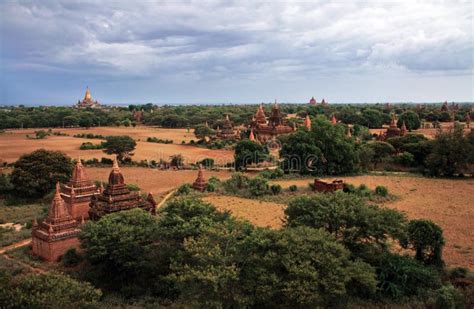 Bagan panorama, Myanmar stock photo. Image of buddhist - 24170996