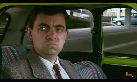 Mr Bean Rowan Atkinson GIF – Mr Bean Rowan Atkinson Car – discover and share GIFs